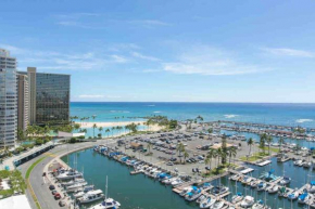 Ilikai Marina 1688 Yacht Harbor View 1BR